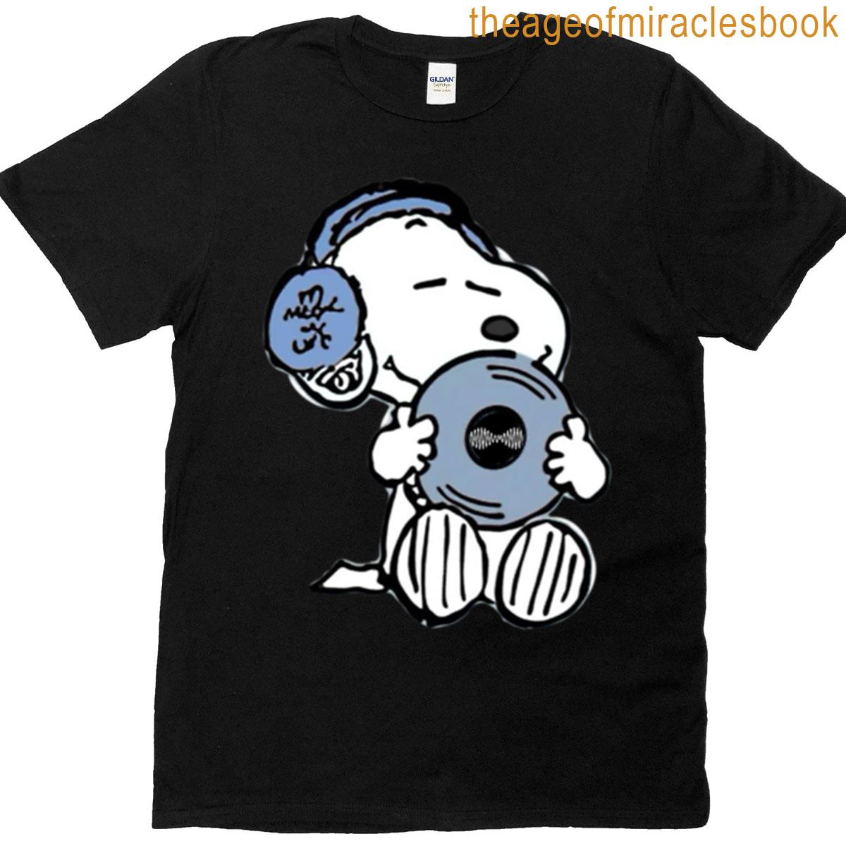 Blue Cute Snoopy T-shirt