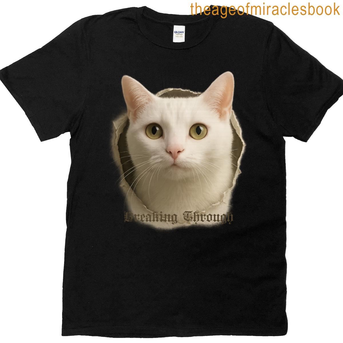 Breaking Through Emerging From The Page T-shirt