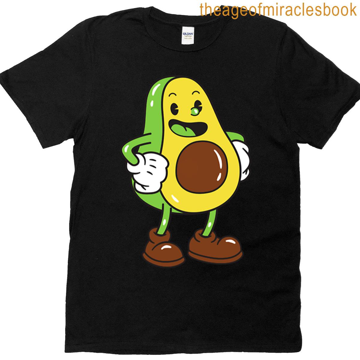 Cartoon Character Avocado Premium T-shirt