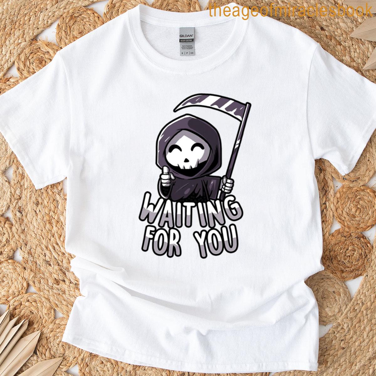 Death Cartoon Reaper Funny Active T-shirt