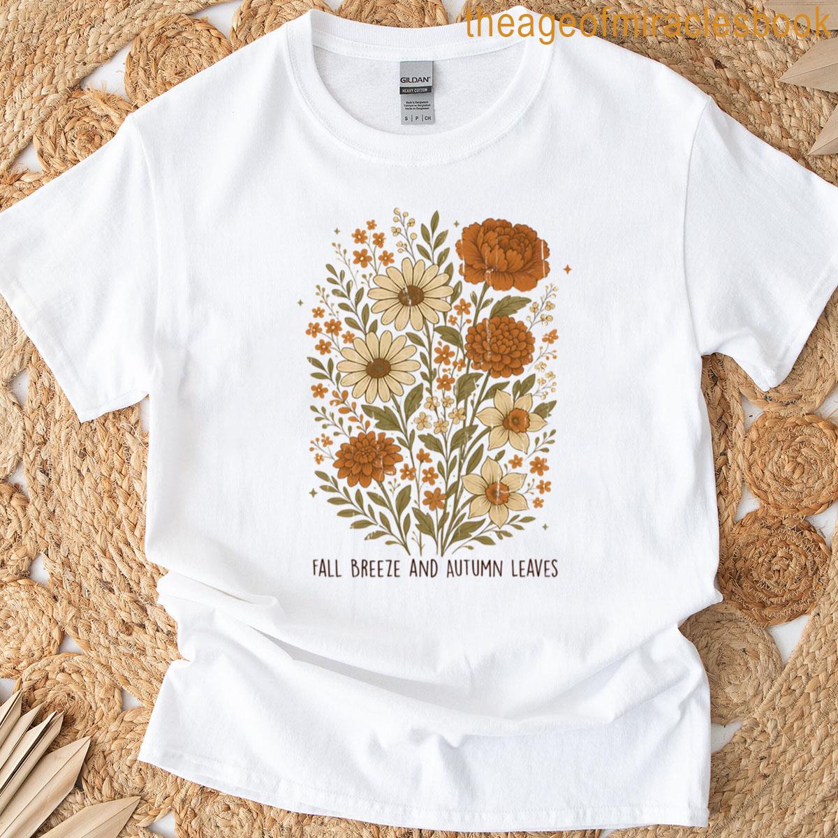 Fall Breeze And Autumn Leaves T-shirt