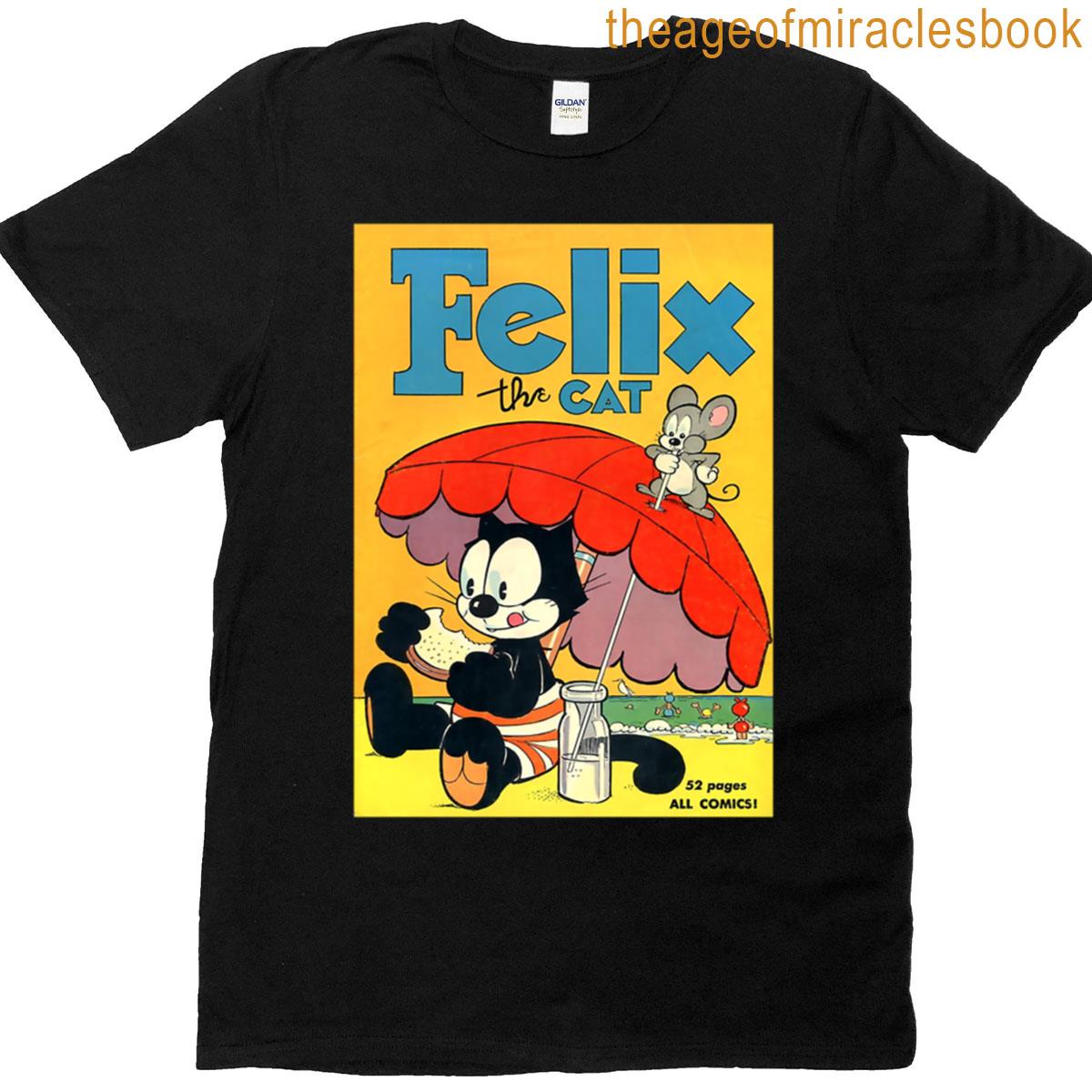 Felix The Cat At The Beach T-shirt