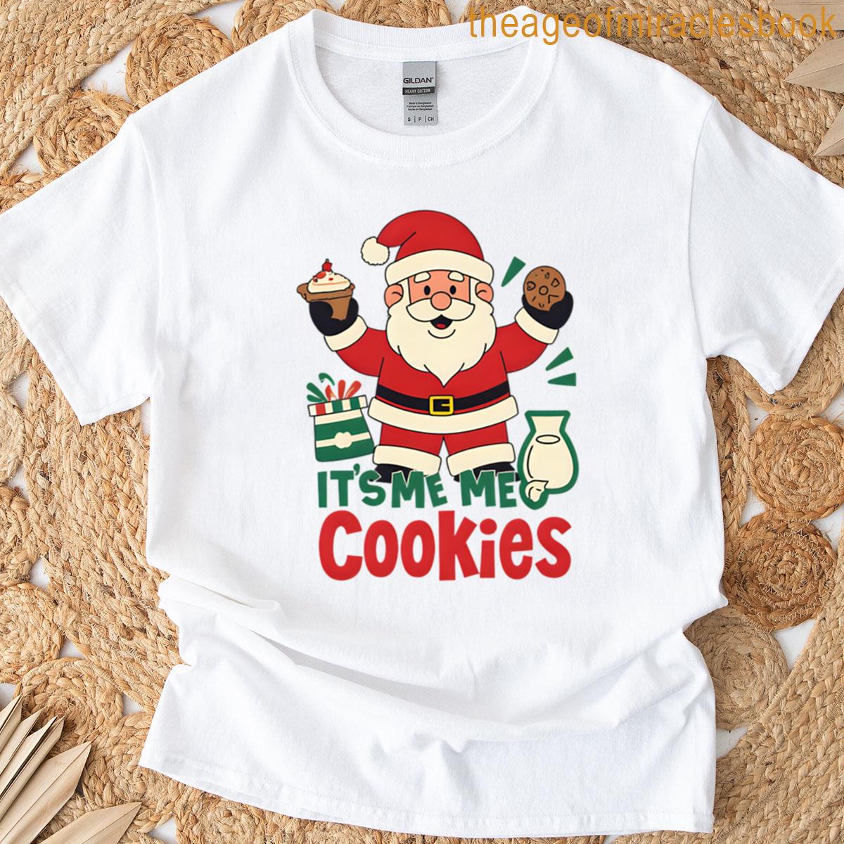 Funny Santa Cookie Meme T-shirt