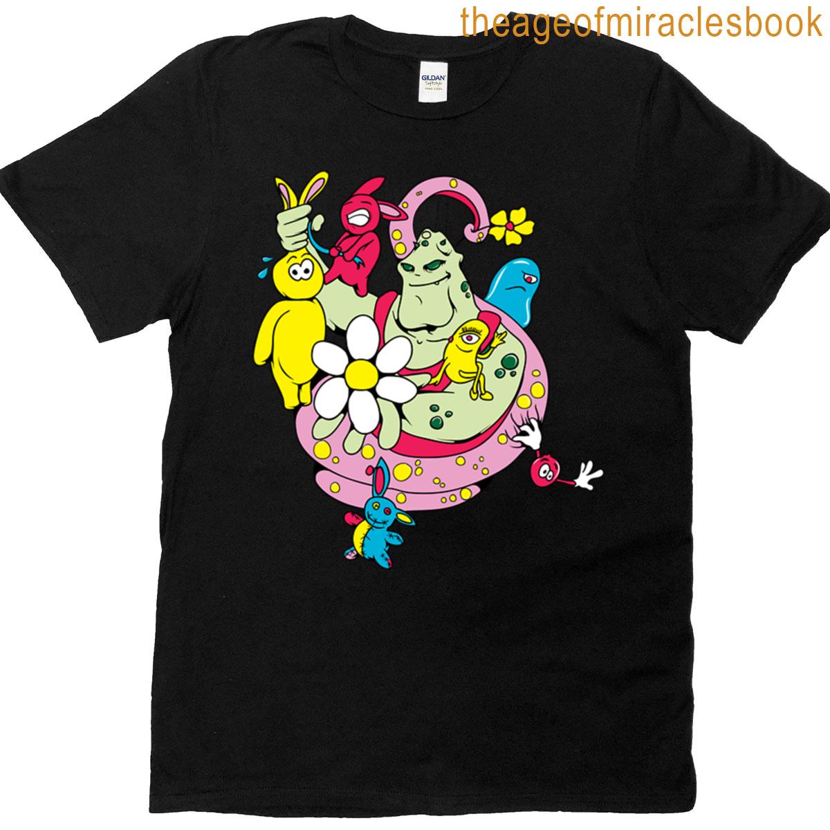 Funny Unicorn Cartoon Oversized T-shirt