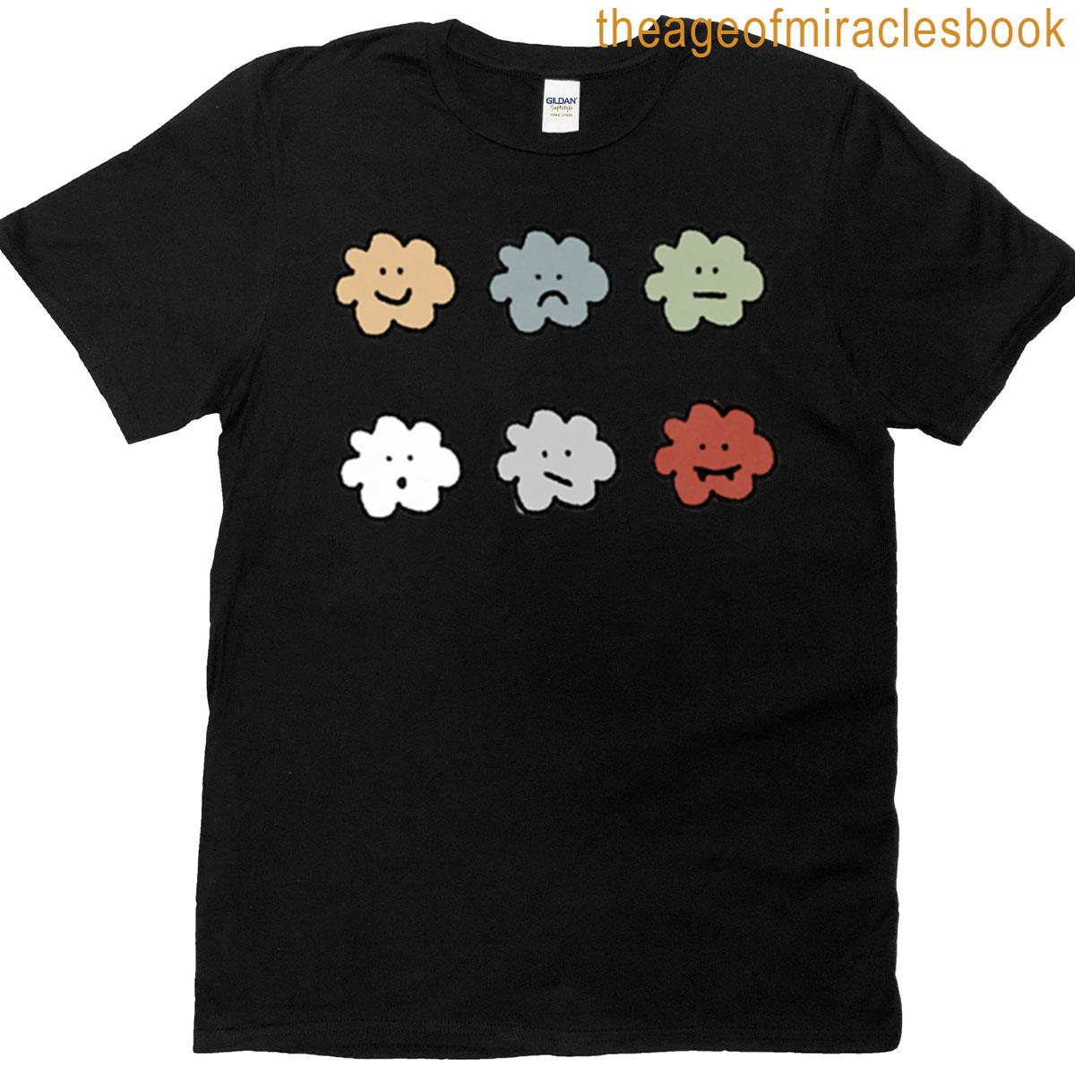 Kawaii Cloud Moods Cute Pastel Expression Sticker Pack T-shirt