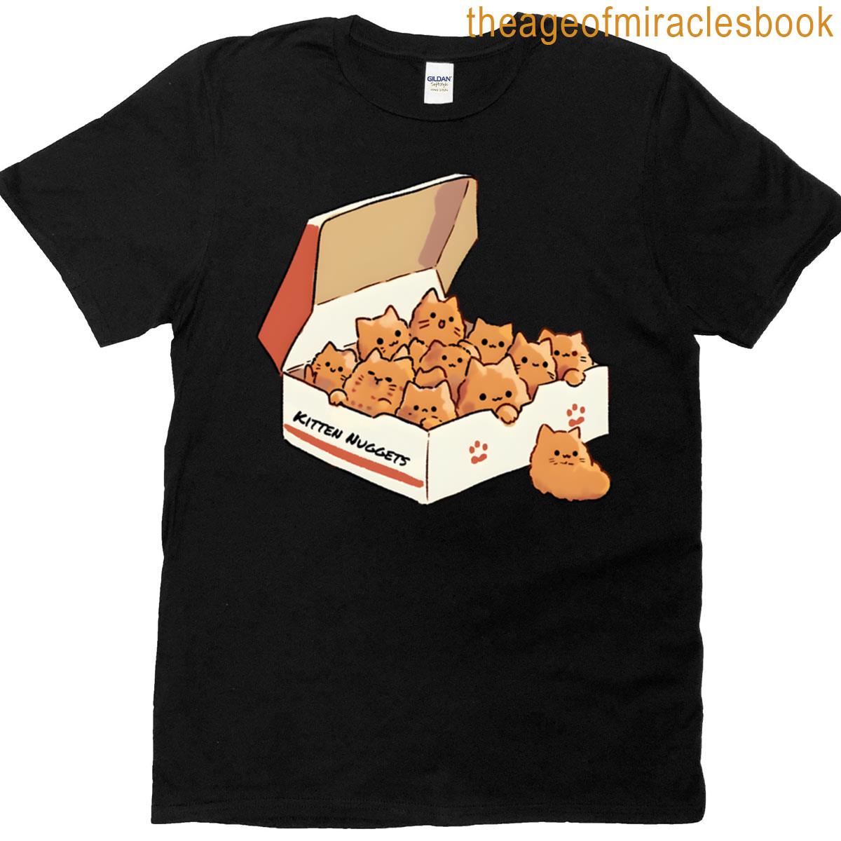 Kitten Nuggets Funny Cat Art T-shirt