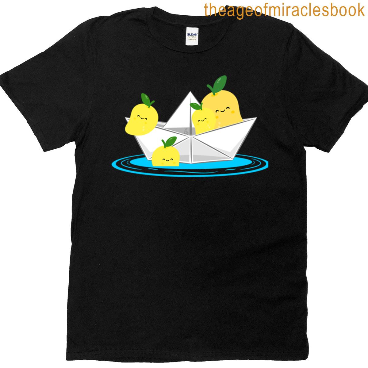 Lemons On A Paper Boat T-shirt