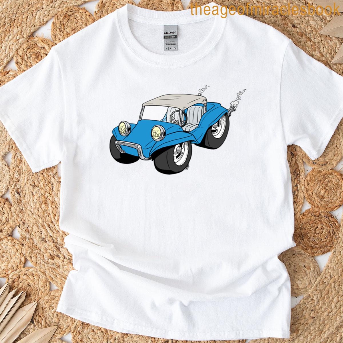 Little Blue Dune Buggy Oversized T-shirt