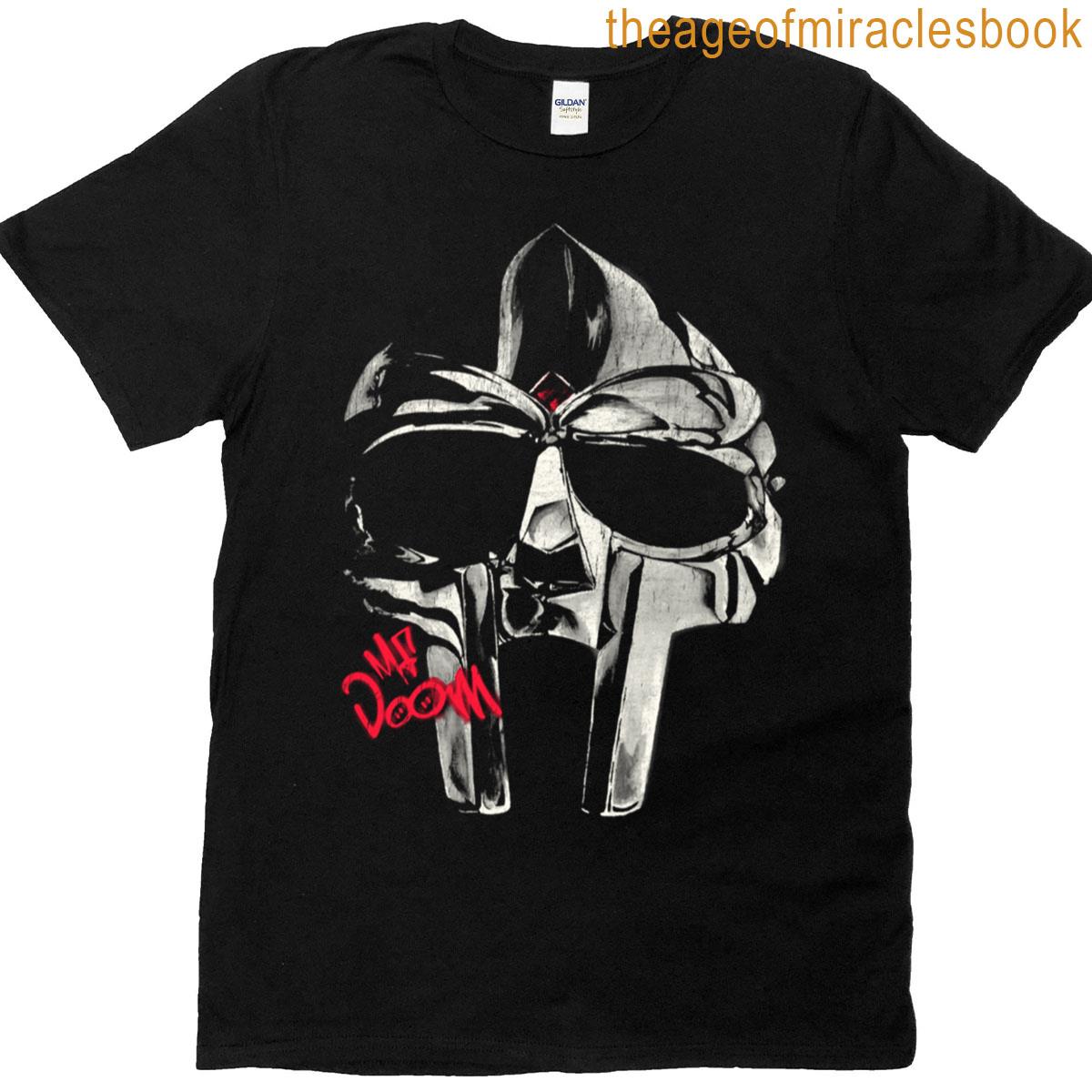 Mf Doom Halftone Illustration T-shirt
