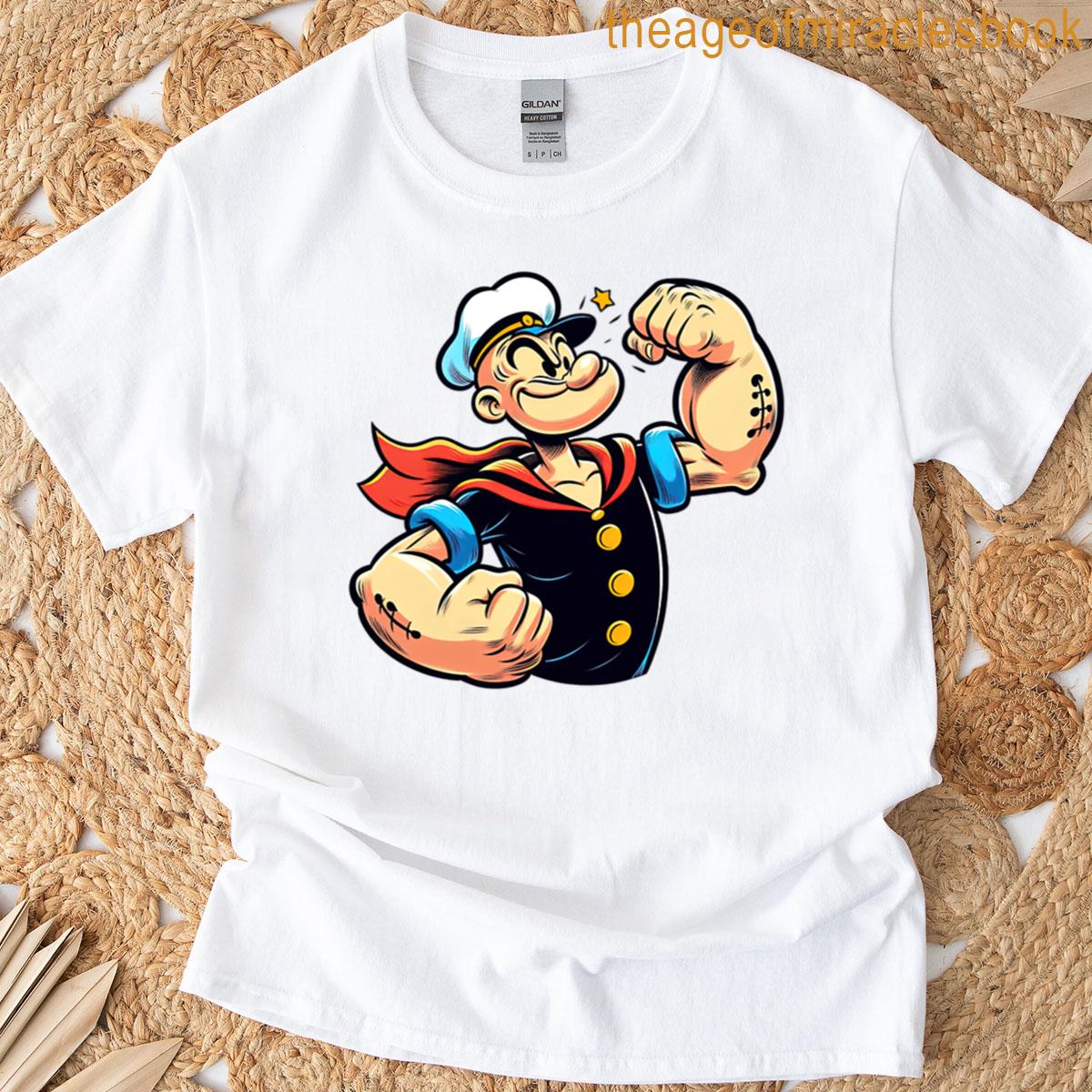 Popeye Sailorman Cartoon Hd T-shirt