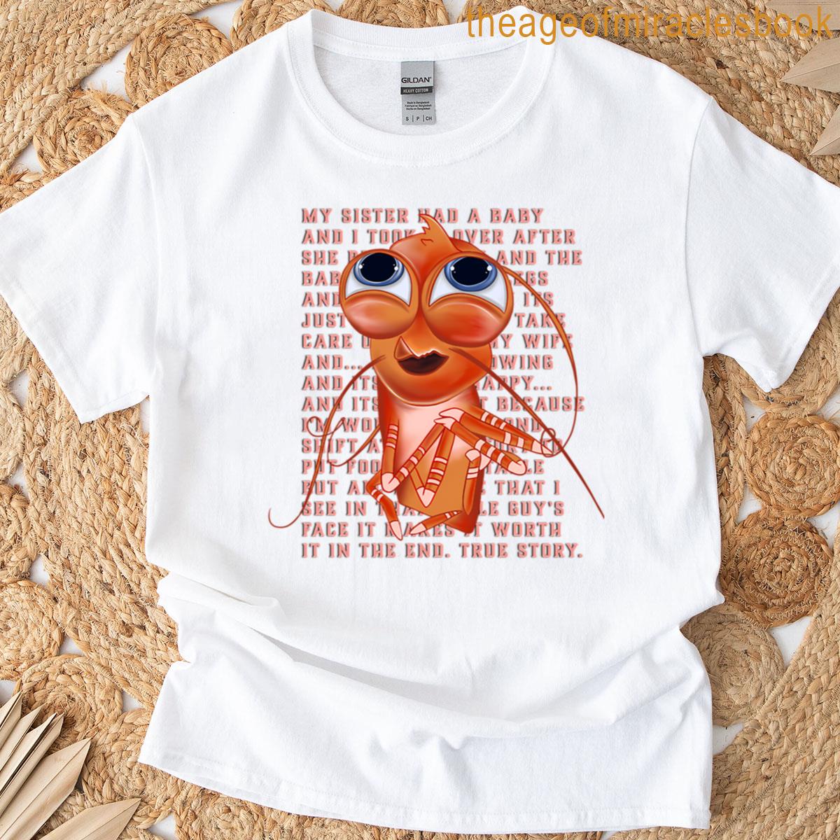 Shark Tale Shrimp Dad T-shirt