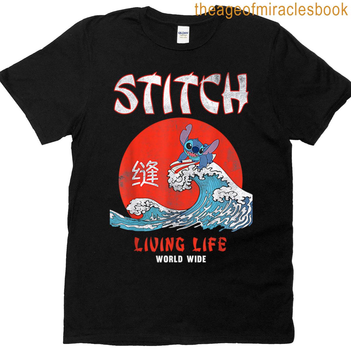 Stitch Living Life T-shirt