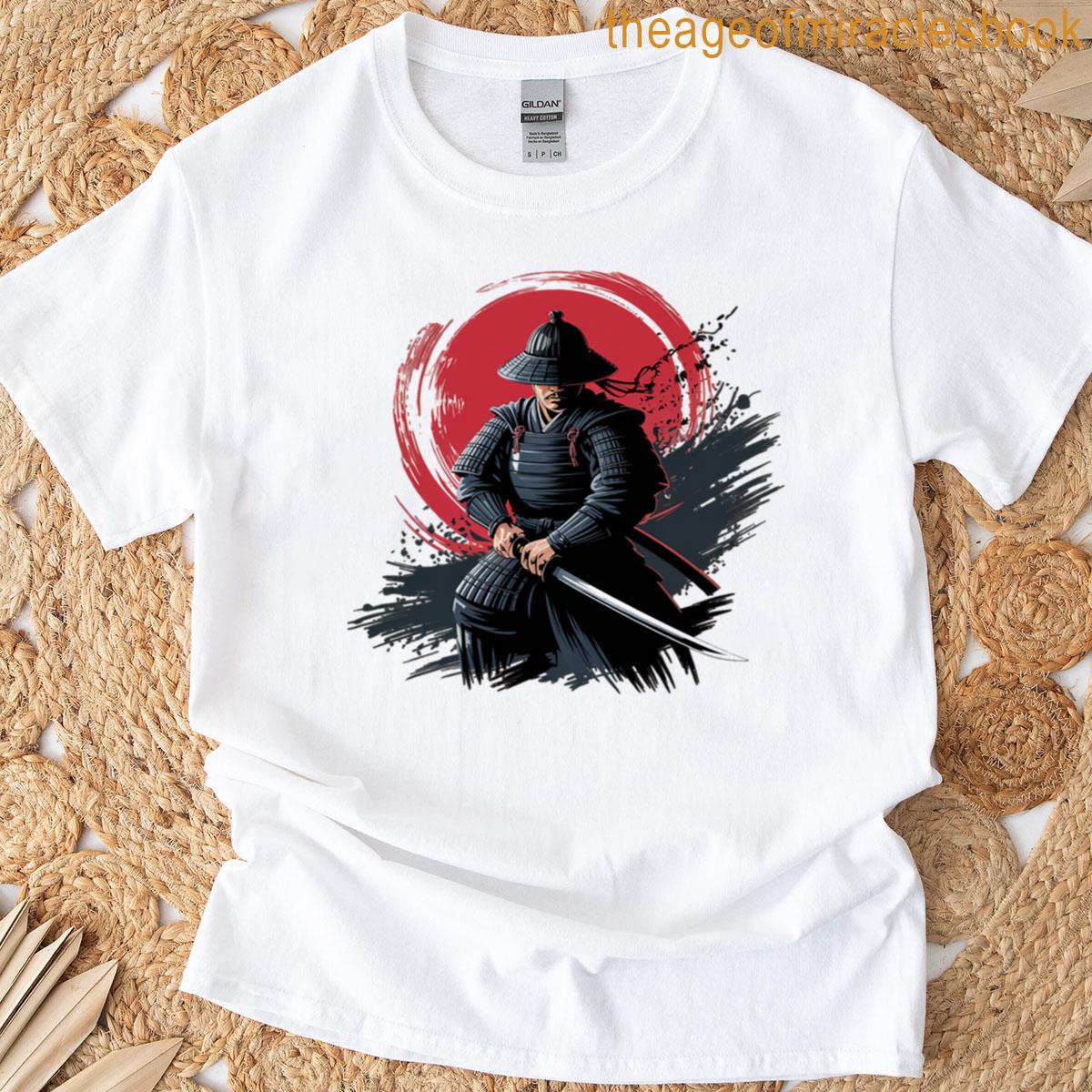 Sunset Samurai Warrior T-shirt