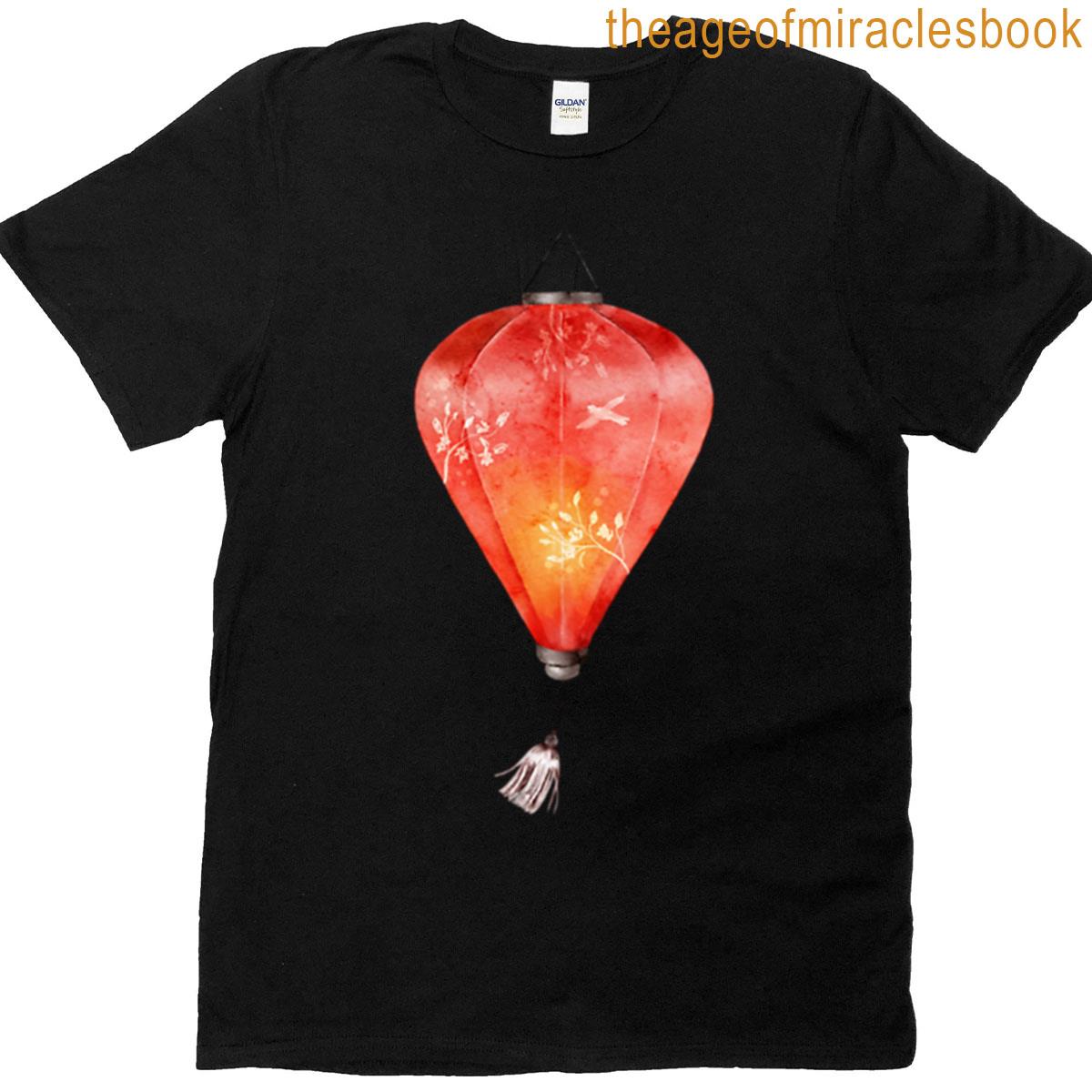 Watercolor Red Chinese Lantern T-shirt