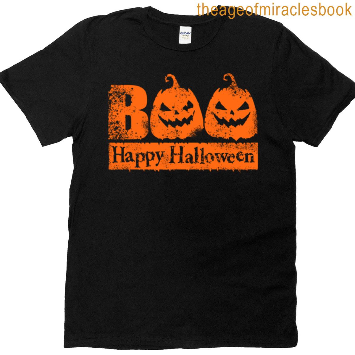 Boo Happy Halloween T-shirt