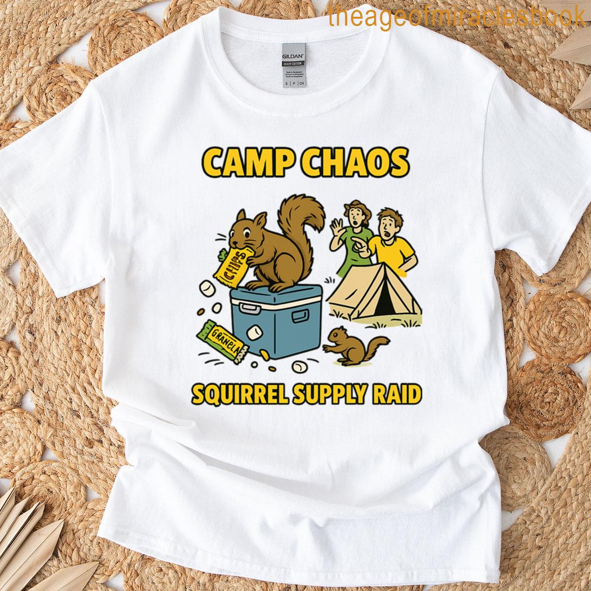 Camp Chaos Squirrel Supply Raid T-shirt