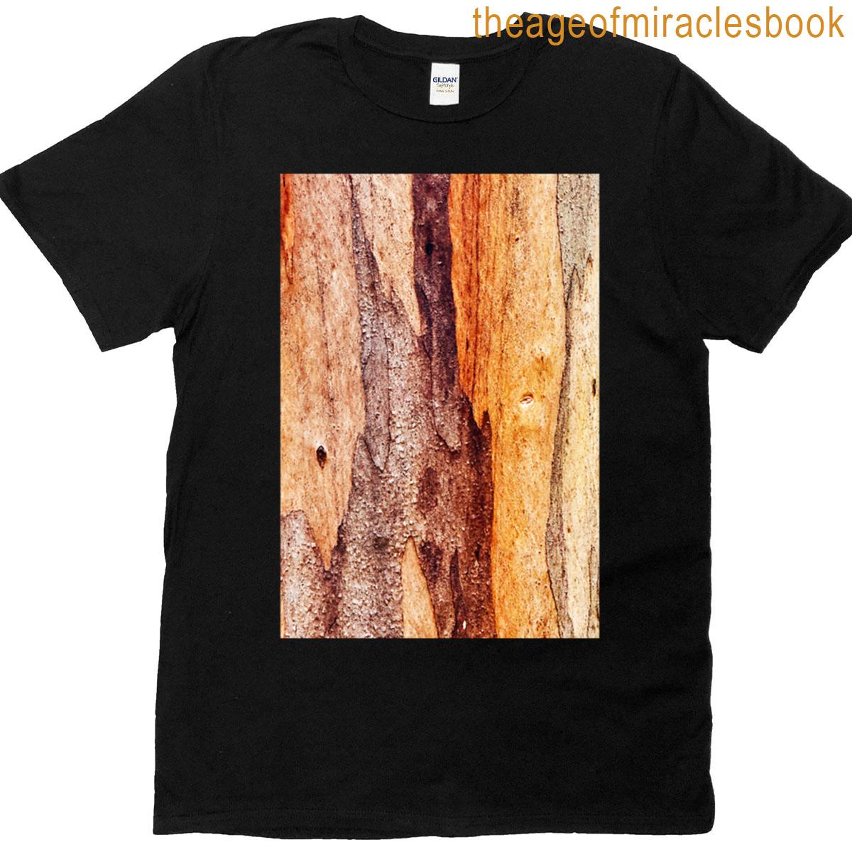 Eucalyptus Gum Tree Bark Texture Patterns Art T-shirt