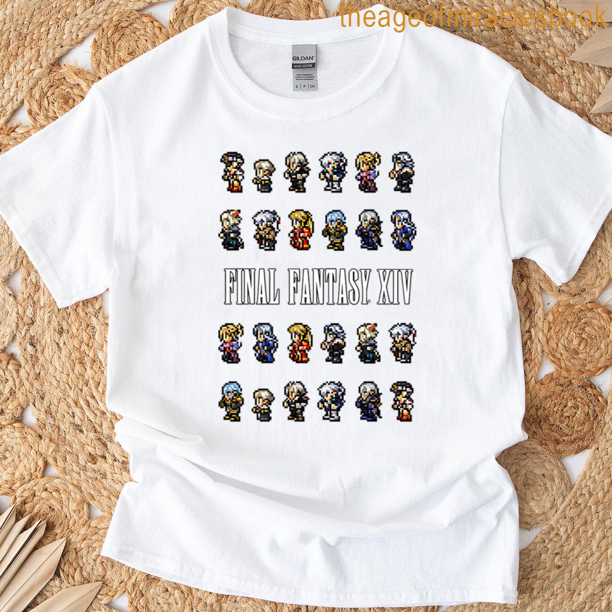 Final Fantasy Xiv 14 Sprites Pixel Sprite T-shirt