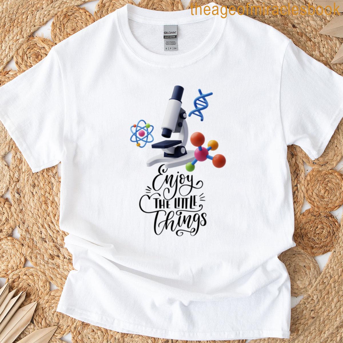 Funny Microscope Microbiologists Biology Nerd Science Lab T-shirt
