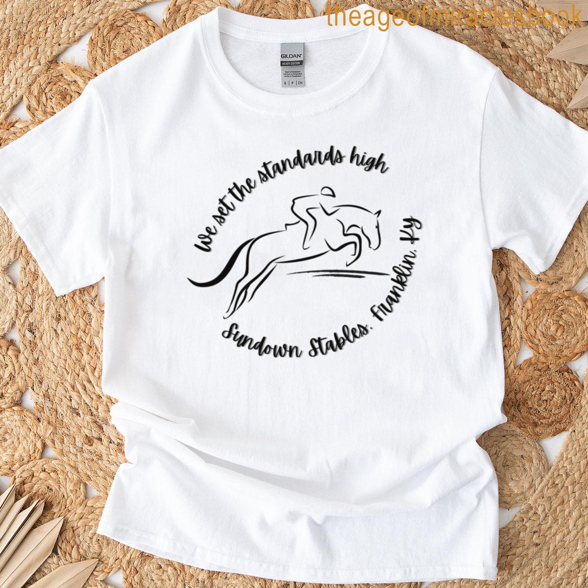 High Standards – Black Font T-shirt