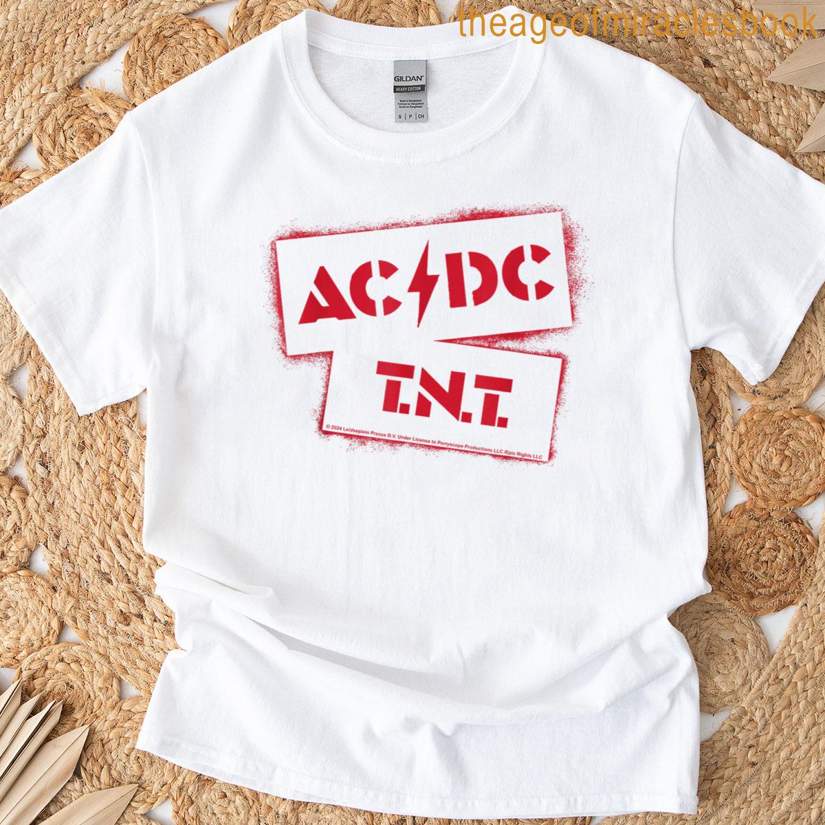 Acdc – Tnt Spray Paint Stencil Logo T-shirt
