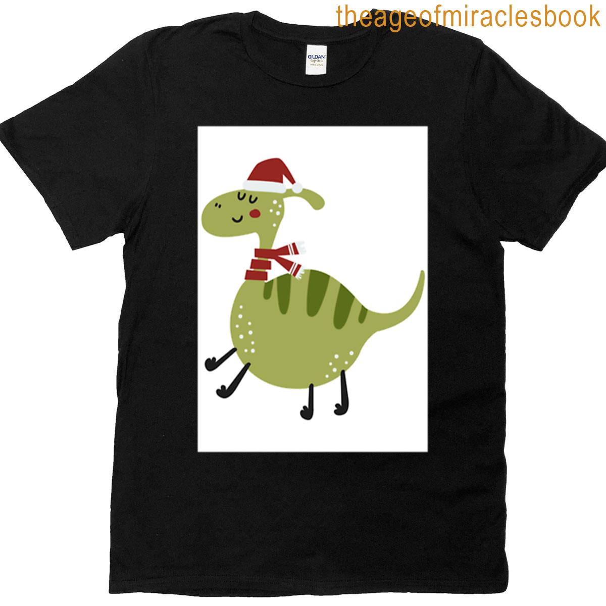 Christmas Dinosaur T-shirt