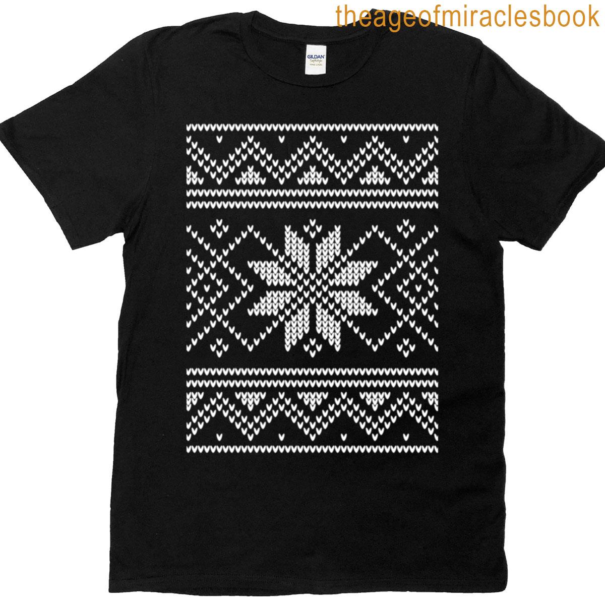 Christmas Pattern Pink T-shirt