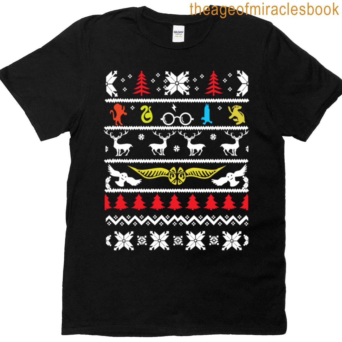 Deer Tree Xmas Christmas Ugly T-shirt