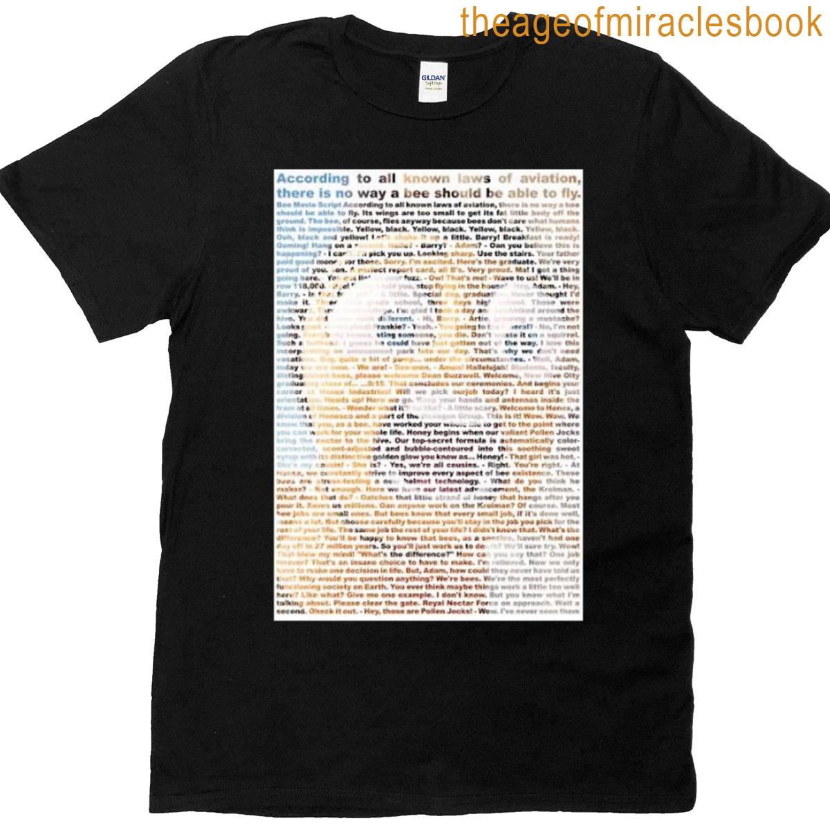 Entire Bee Movie Script T-shirt