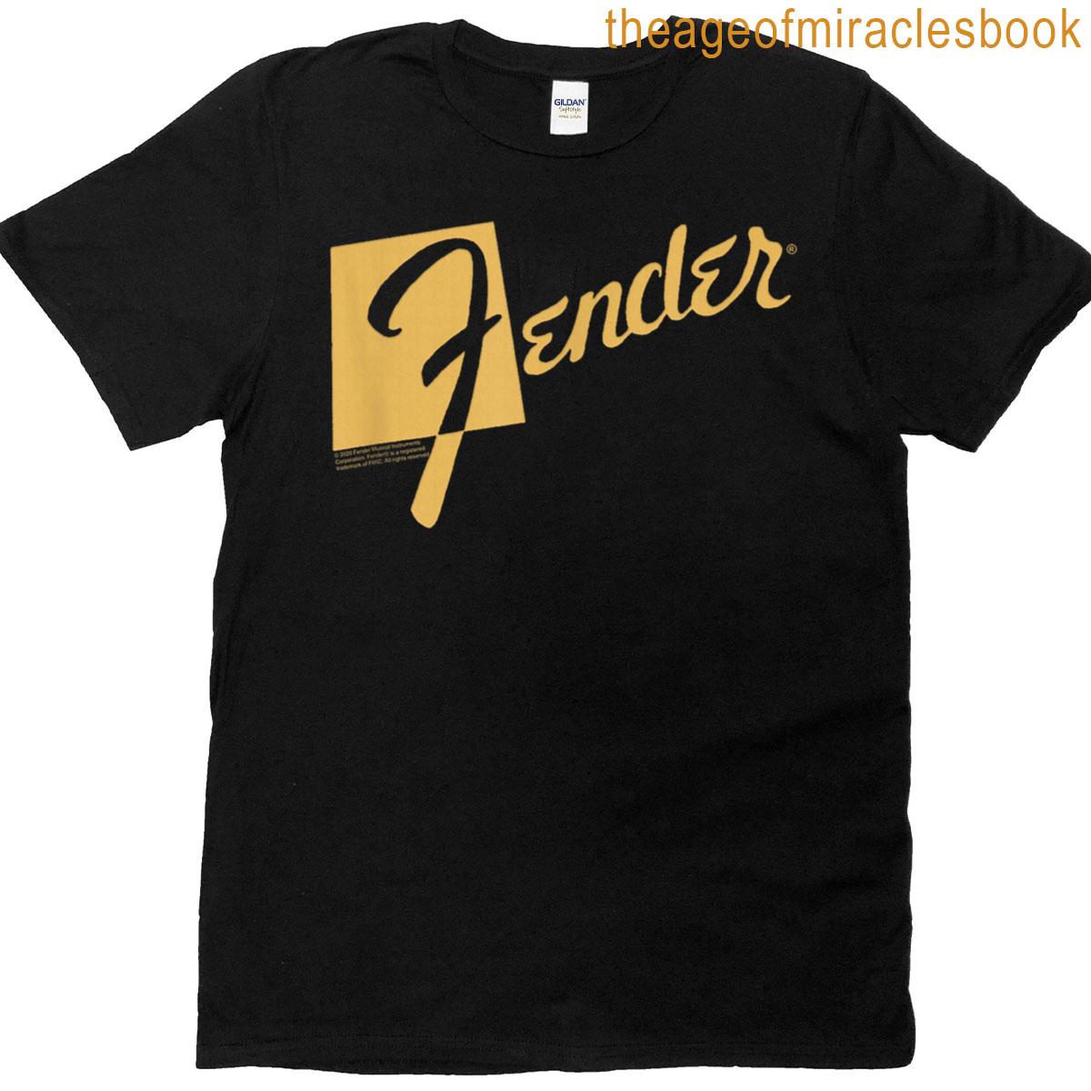 Fender Retro Text Logo T-shirt