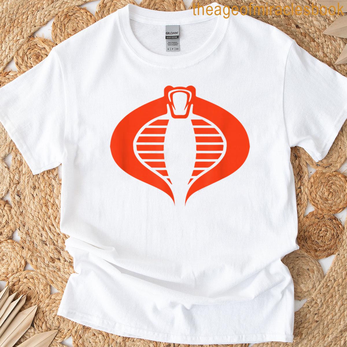 Gi Joe A Real American Hero Cobra Command Logo T-shirt