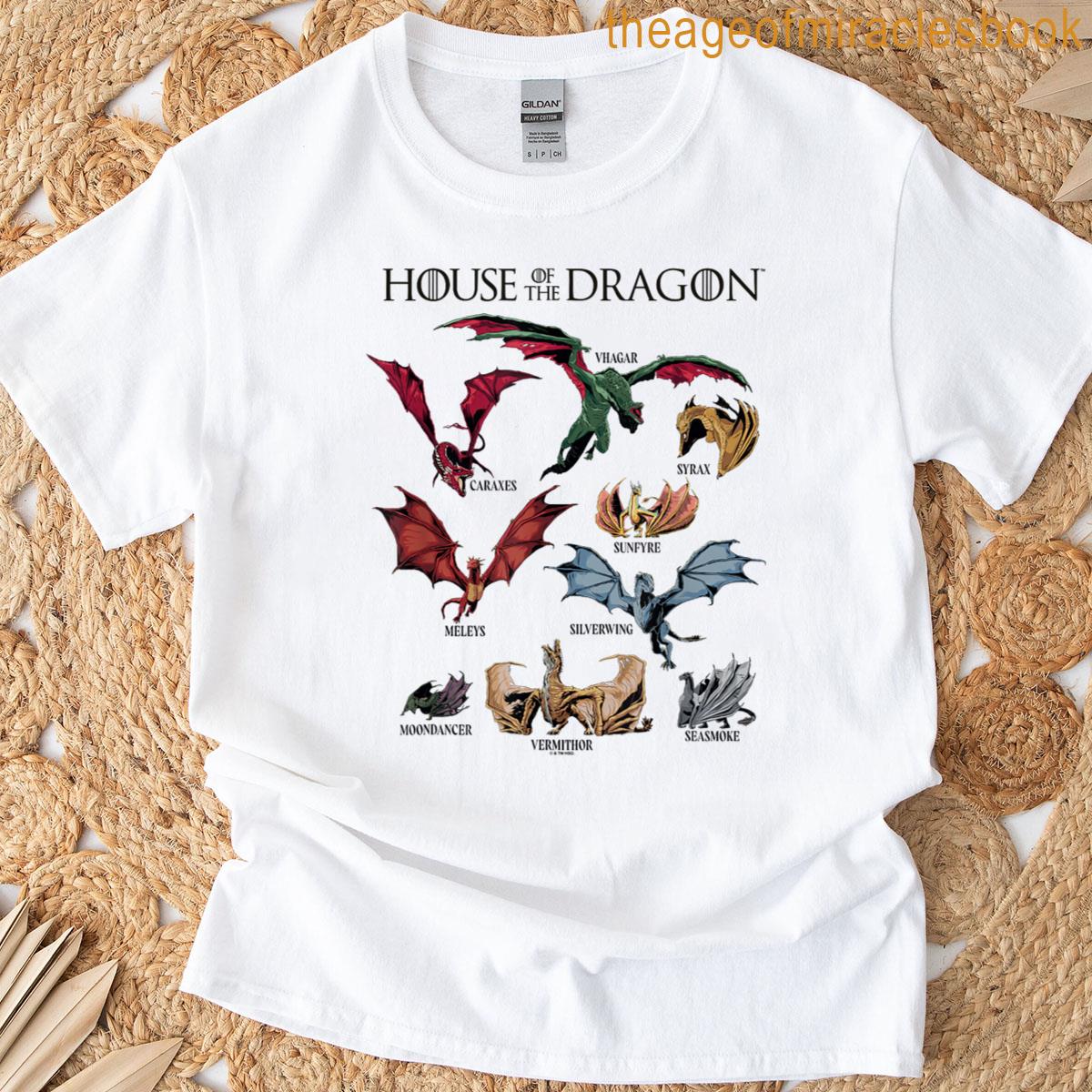 Iconic Epic Dragons Collage Chest Logo T-shirt