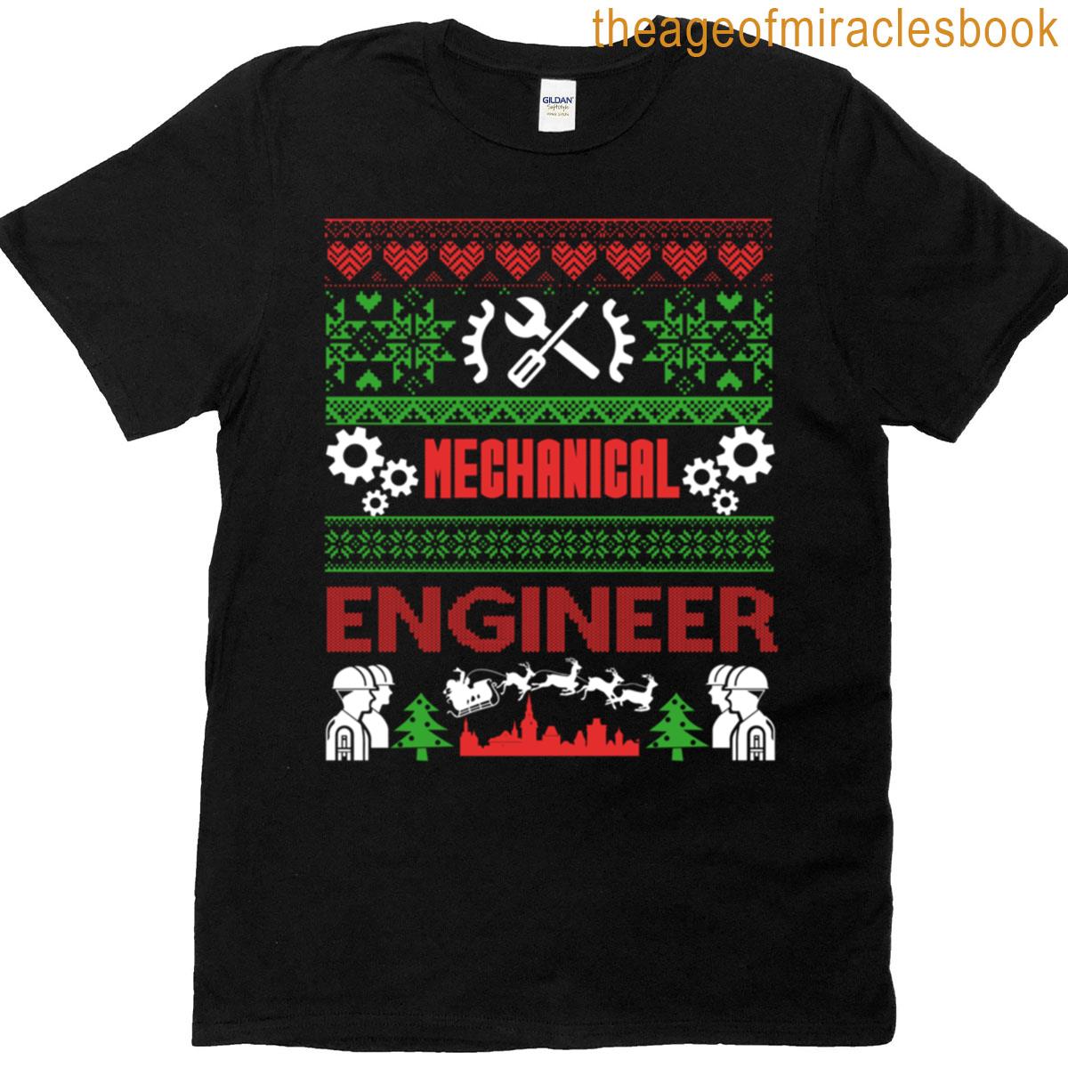 Mechanical Engineer – Mechanical Engineer Christmas Oversized T-shirt