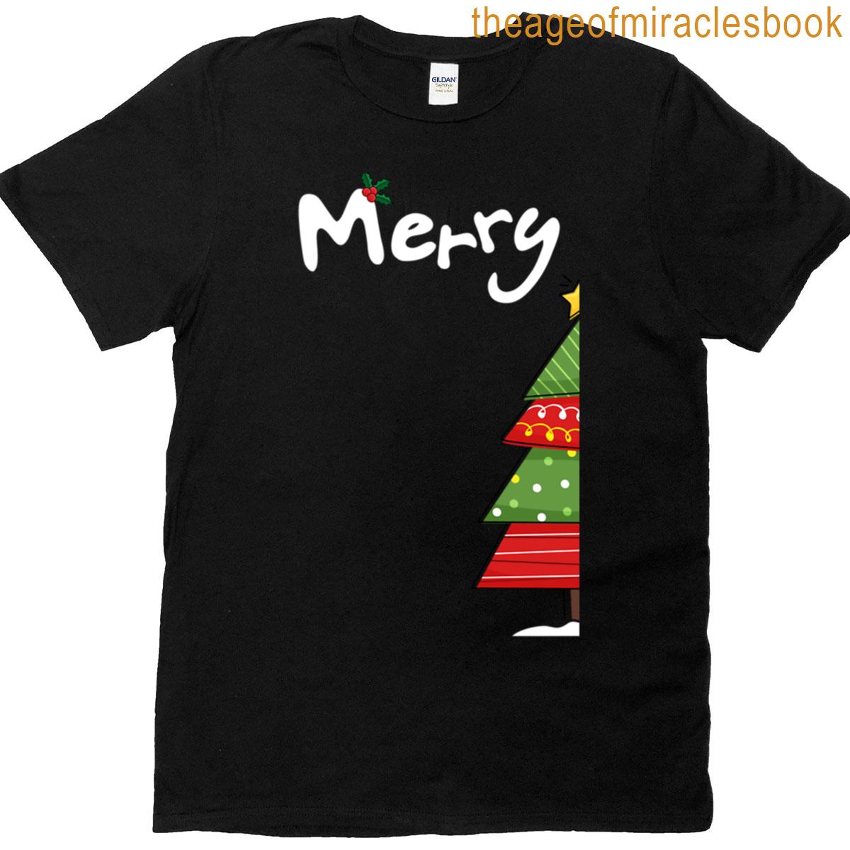 Merry Christmas Funny Couples Matching T-shirt