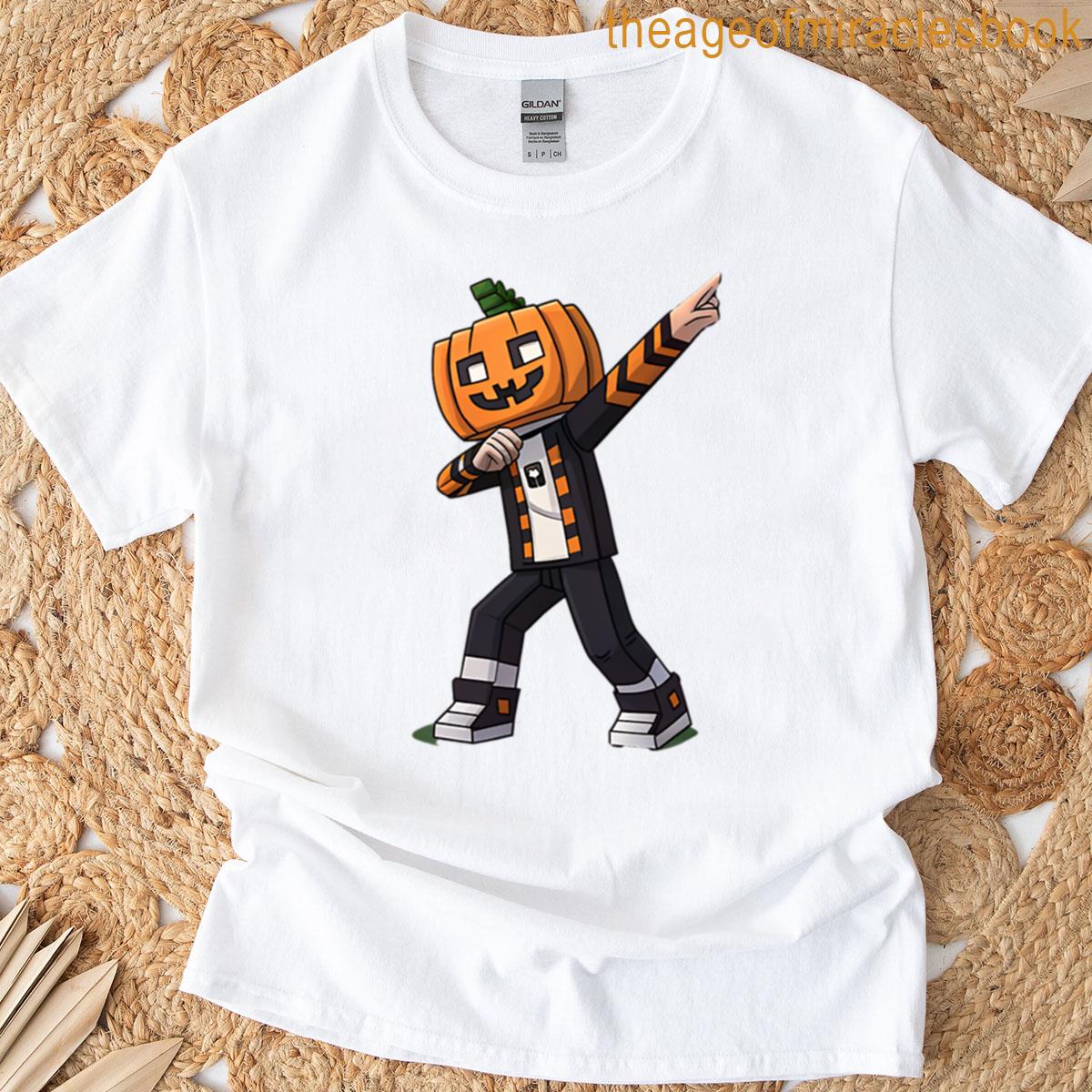 Minecraft Dancing Jack O Lantern T-shirt
