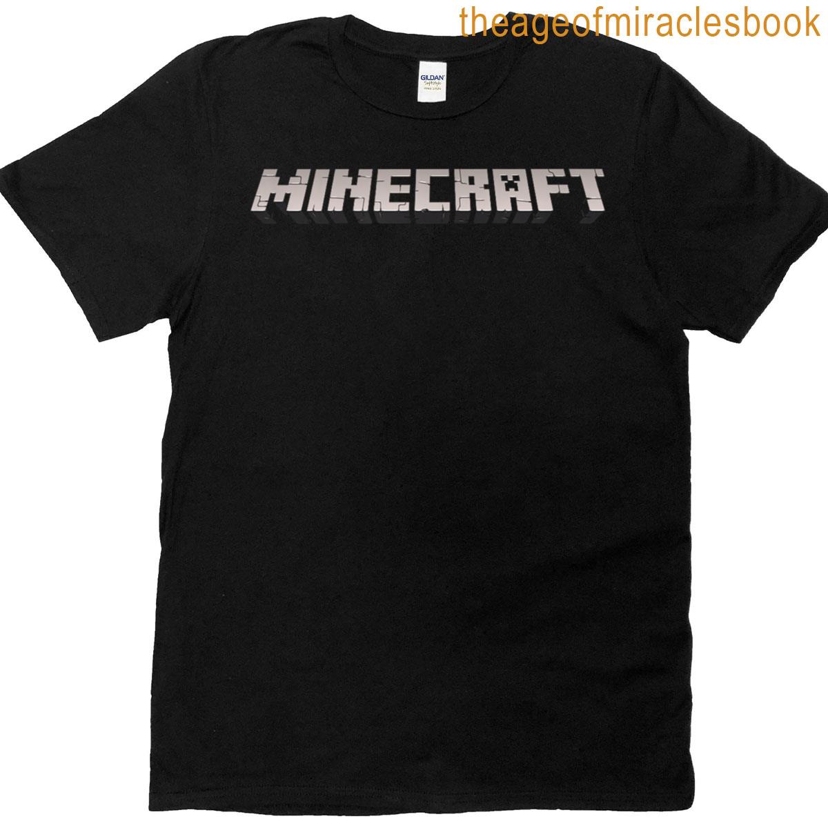 Minecraft Logo Black T-shirt