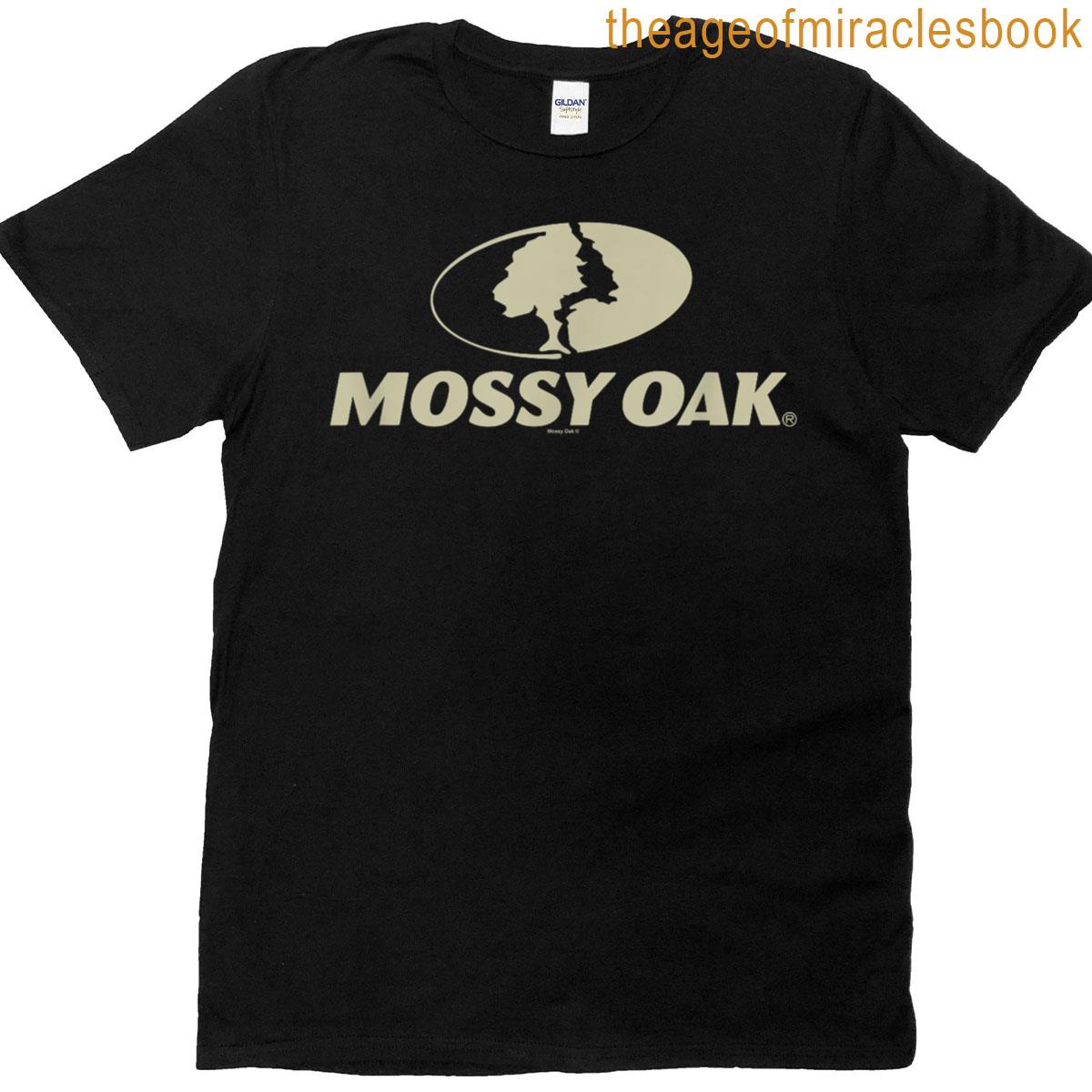 Mossy Oak Large Tan Logo T-shirt