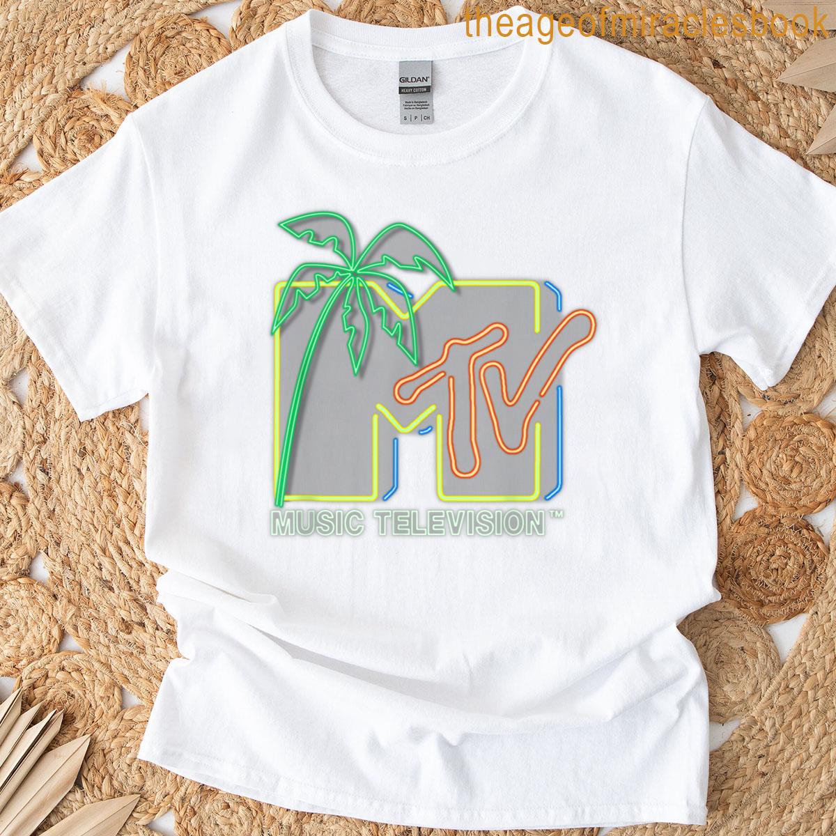 Mtv Neon Light Logo T-shirt