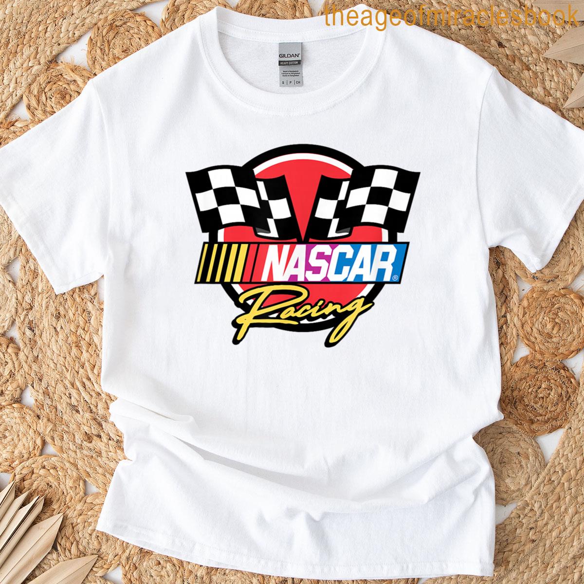 Nascar – Racing Checkered Flags Logo T-shirt