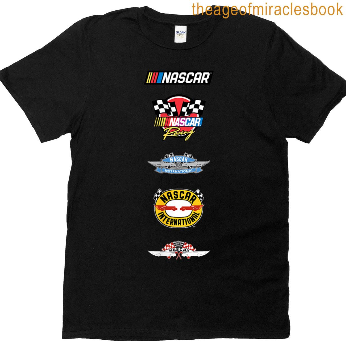 Nascar – Stacked Historical Racing Logos T-shirt
