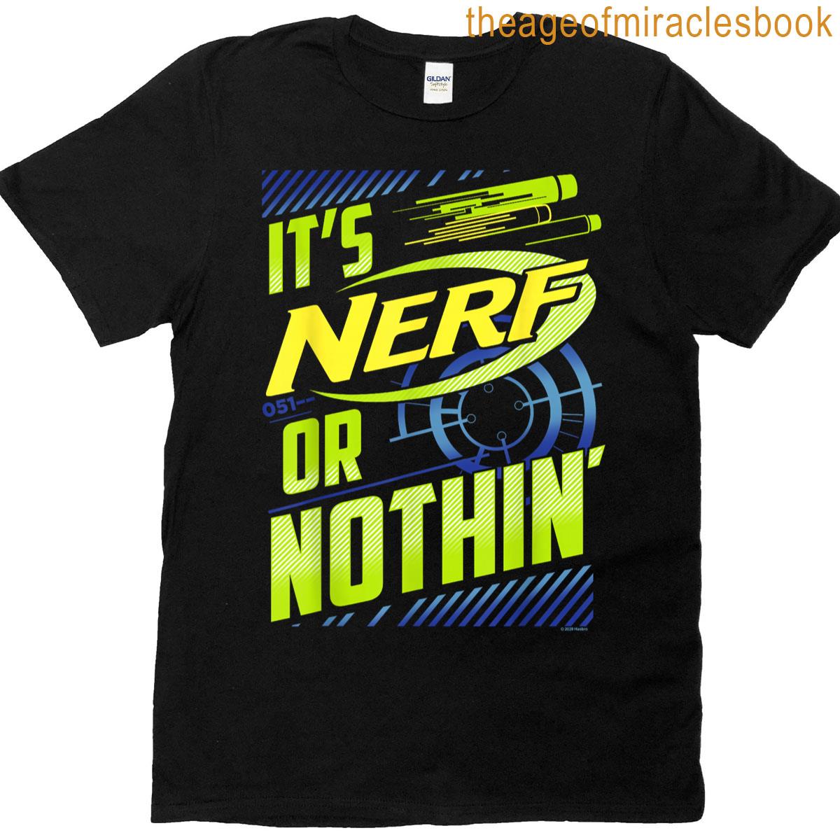Nerf Its Nerf Or Nothin Retro Bold Logo T-shirt