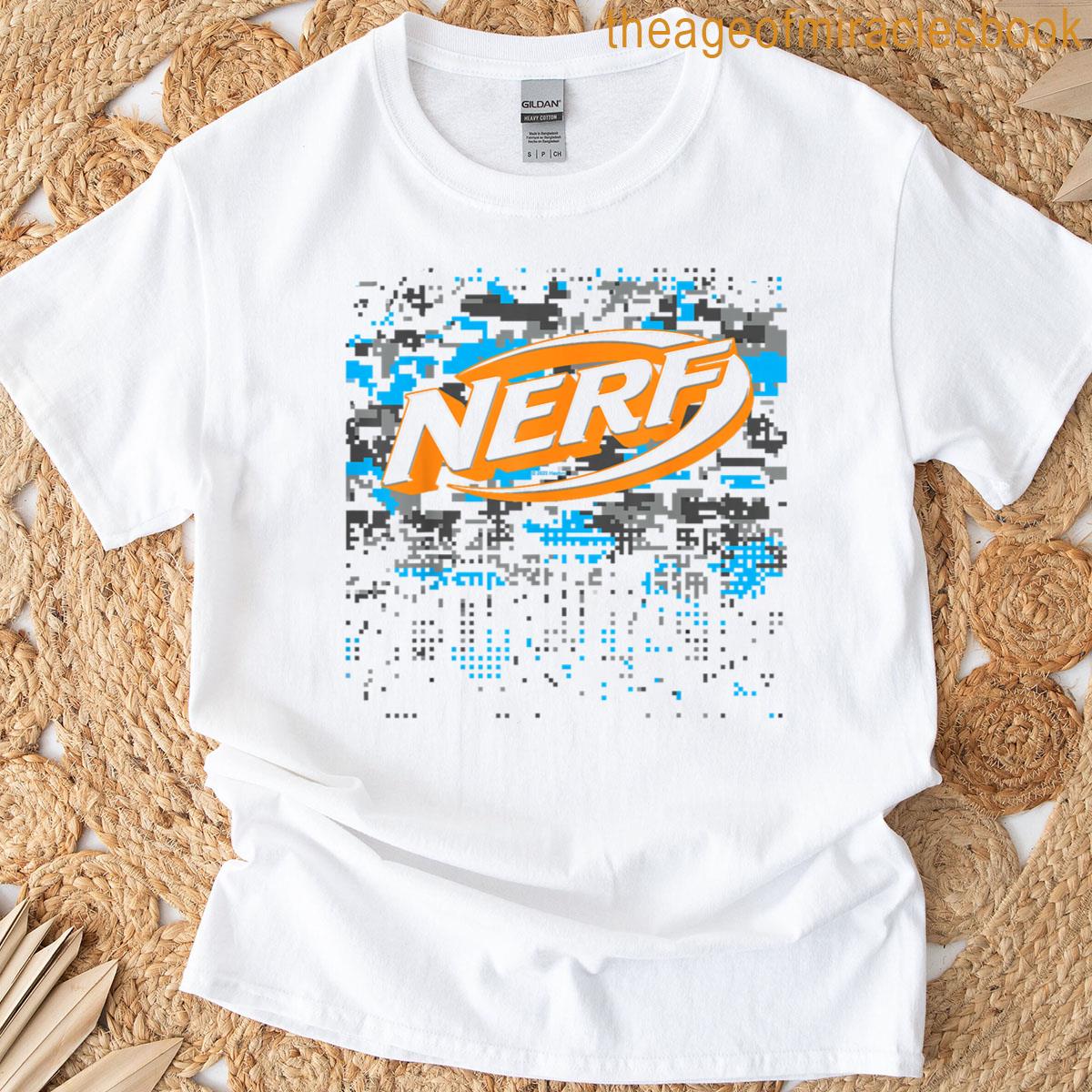 Nerf Logo Glitch Camouflage T-shirt