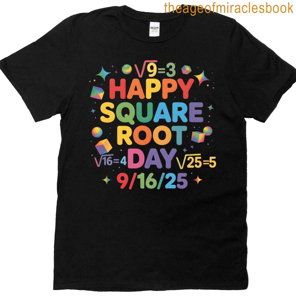 Number Colorful Math Theme T-shirt