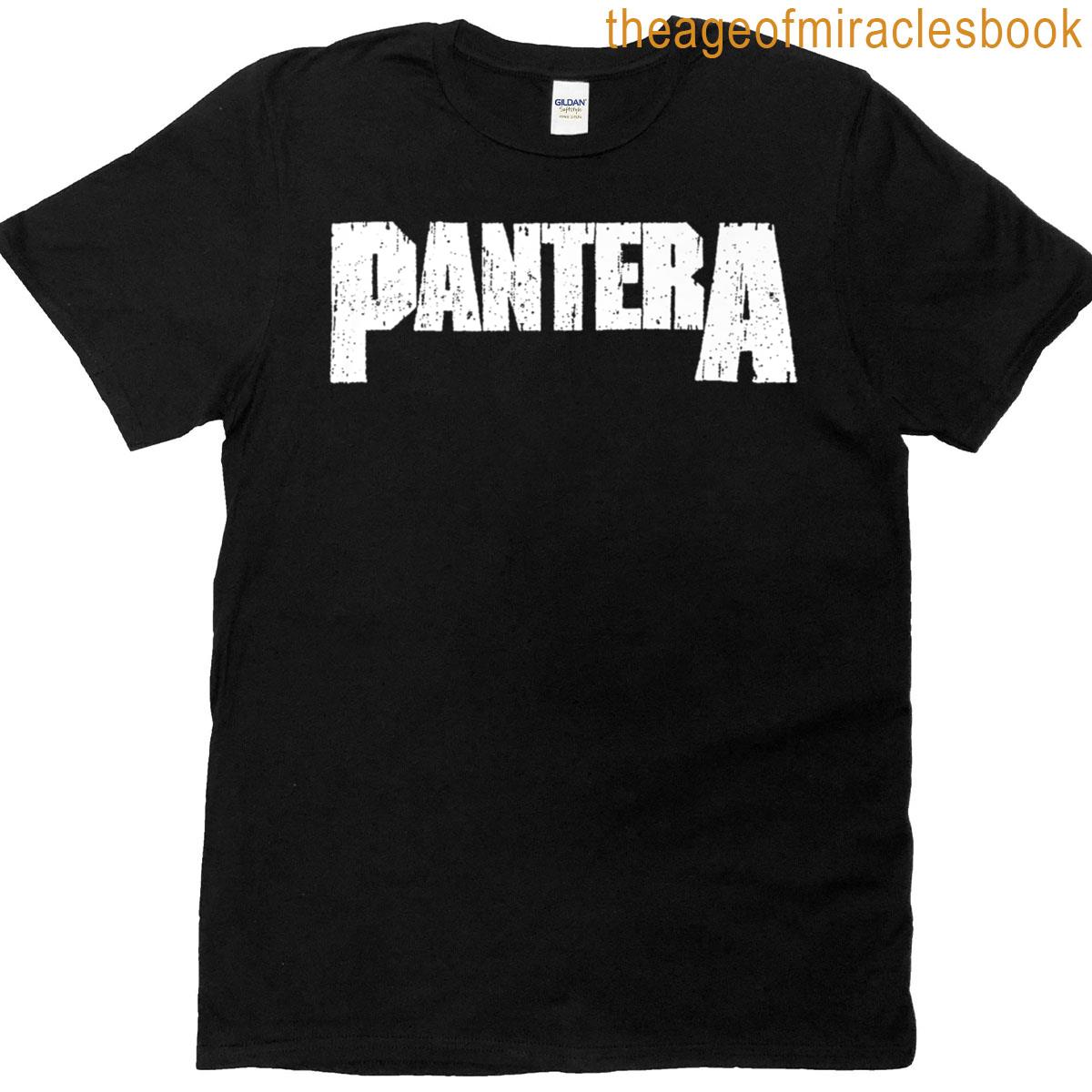 Official Pantera White Logo Premium T-shirt