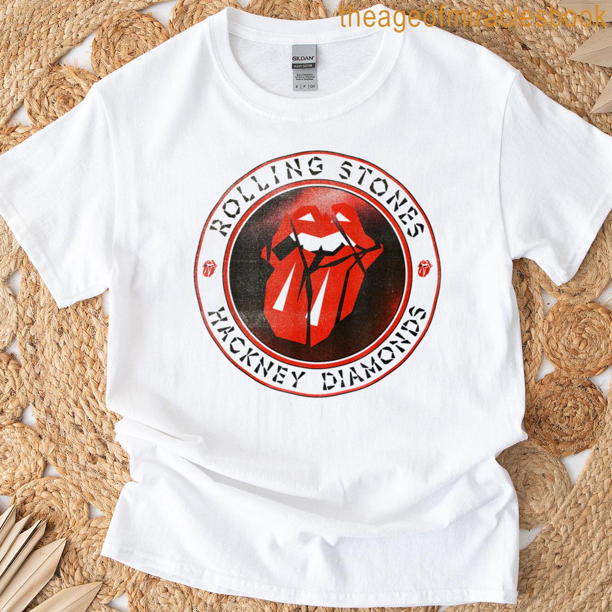 Official The Rolling Stones Hd Circle Logo T-shirt