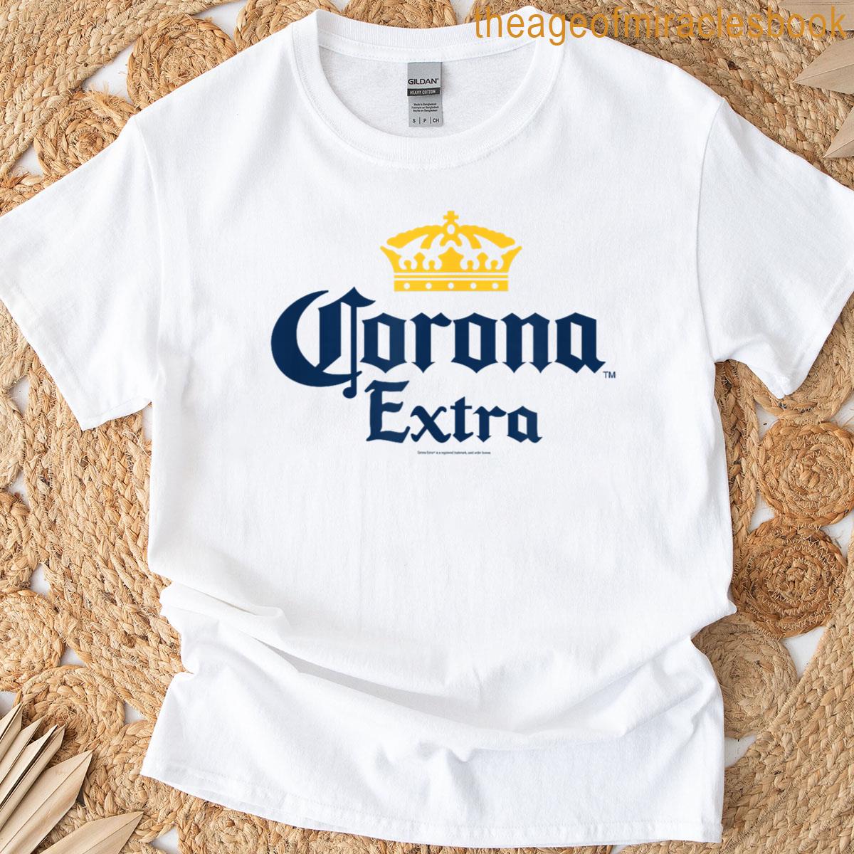 Officially Licensed Corona Extra Crown Logo T-shirt
