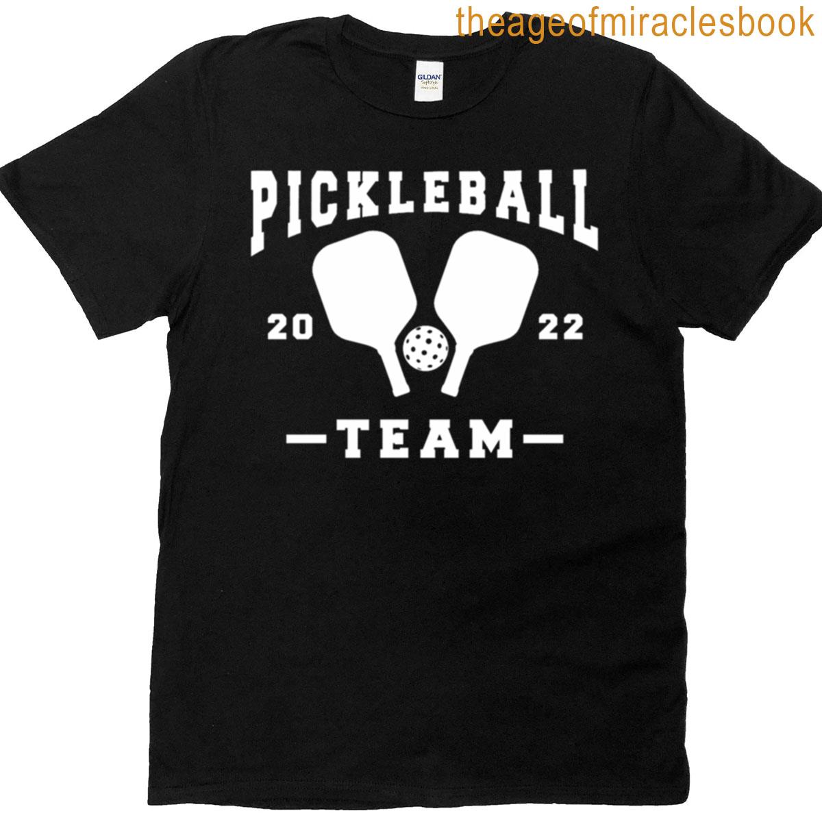Pickleball Team Ball Paddlepng T-shirt