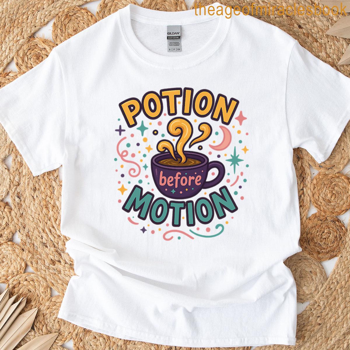Potion Before Motion Coffee Mug Cauldron T-shirt