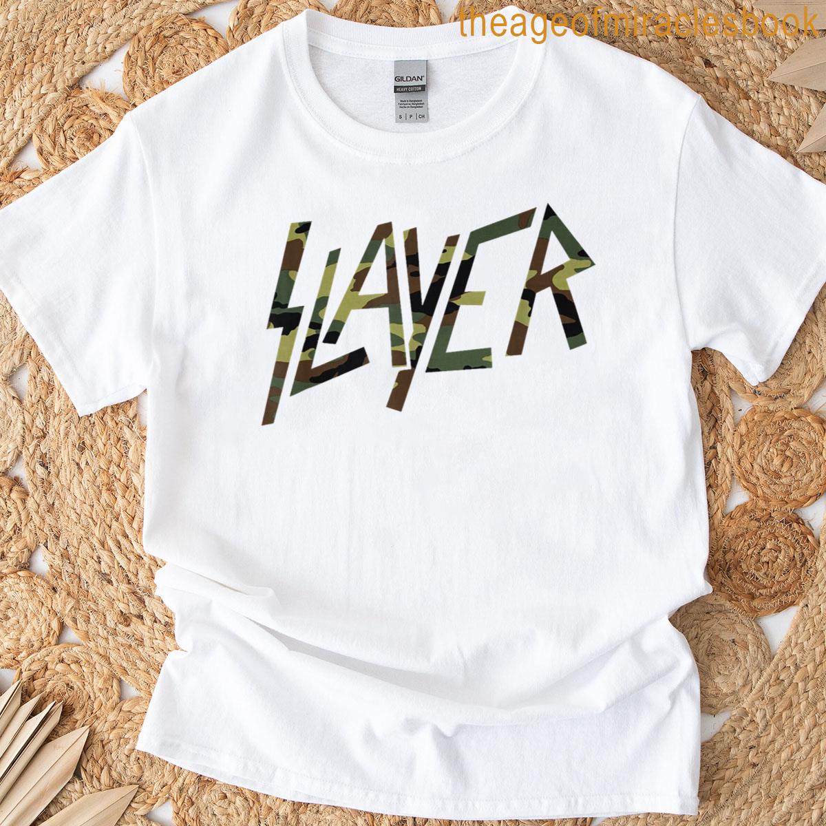 Slayer Camo Logo T-shirt