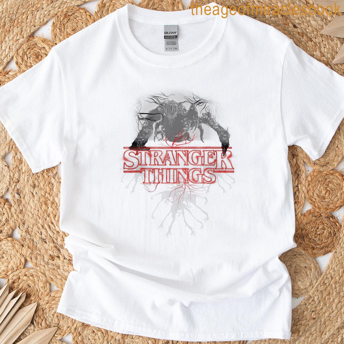 Stranger Things Demogorgon Glow Logo T-shirt